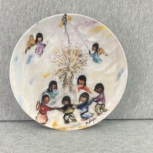 Ted De Grazia Unisex Southwest Collector Vintage Plate White The Lord's Candle‎